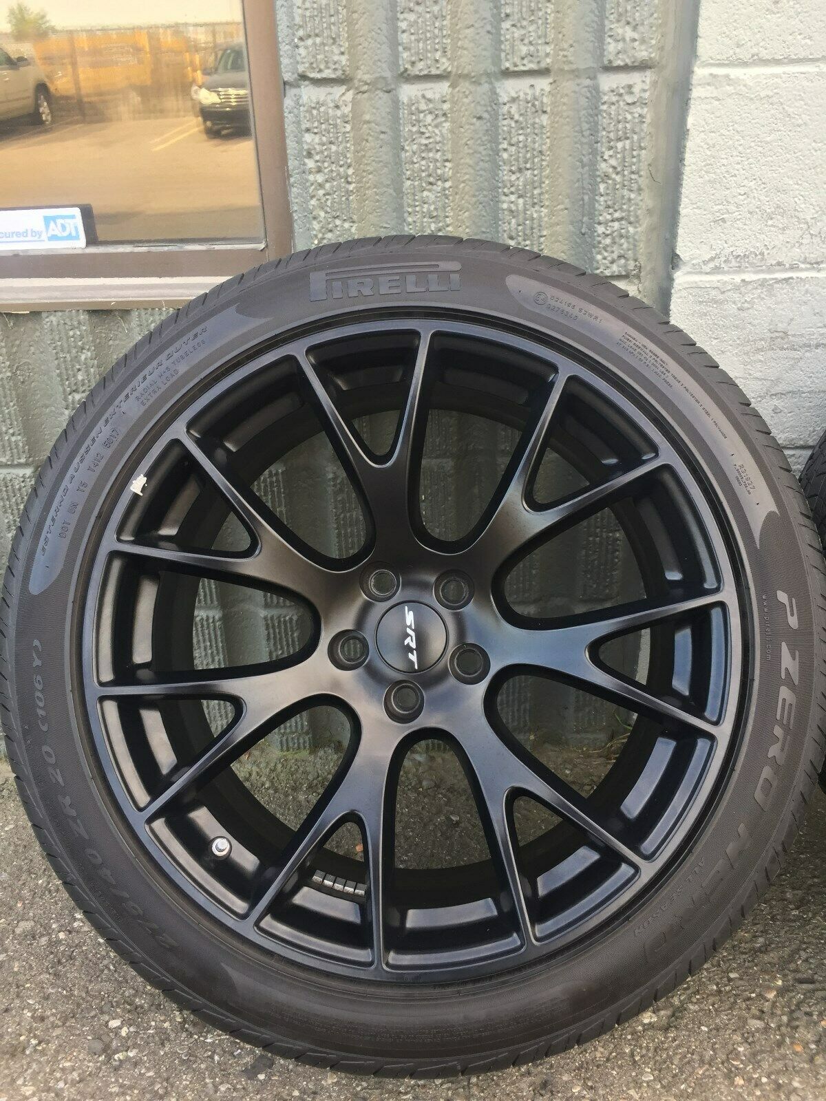 20” Dodge Challenger SRT Hellcat OEM Matte Black Wheels & Tires