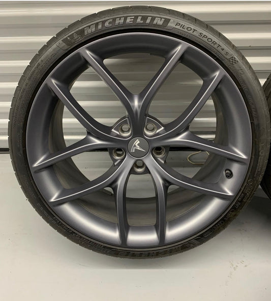 20 inch Tesla Zero G Wheels and Tires .
