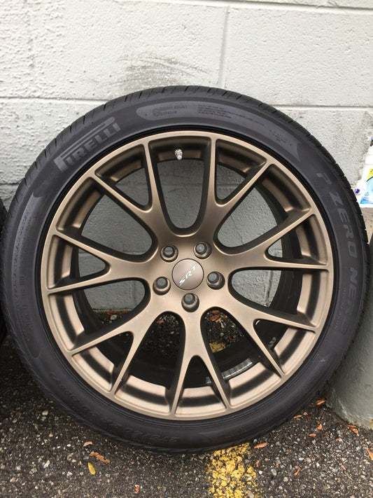 20” SRT Hellcat OEM Brass Monkey Wheels & Tires